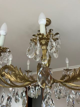 Lampara de araña antigua