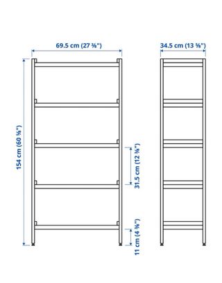 Estantería Blanca con madera