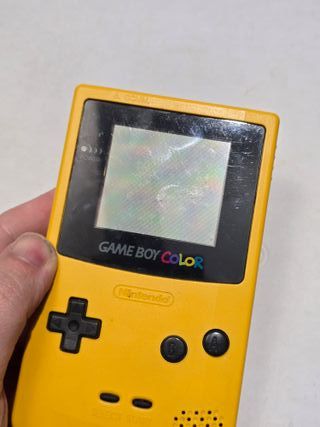 Consola Game Boy Color amarillo nintendo -