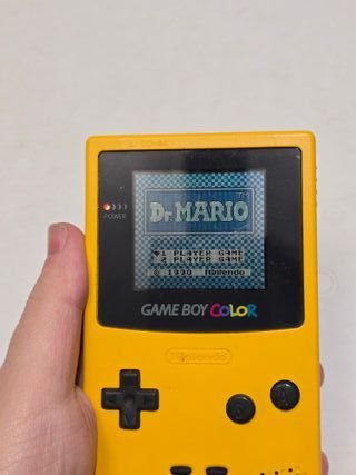Consola Game Boy Color amarillo nintendo -