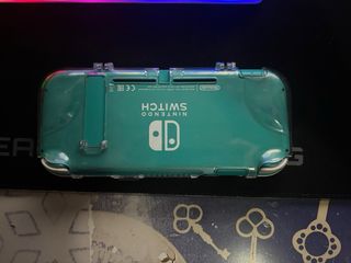 Nintendo switch lite + funda + protector