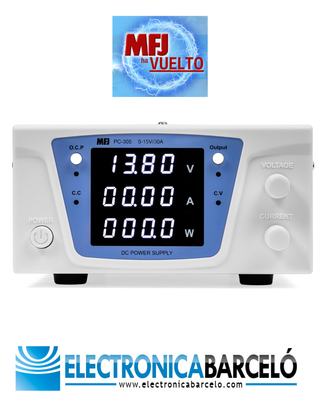 MFJ PC-305 Fuente de alimentación 30A regulable