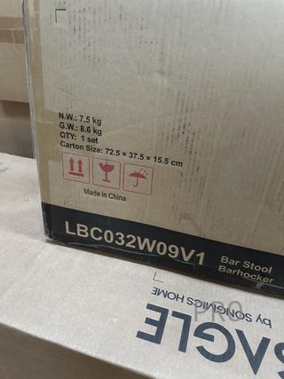 Taburetes de bar Vasagle