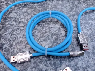 3 Cavi Dati e Ricarica Rapida USB Type-C 1,2mt Led