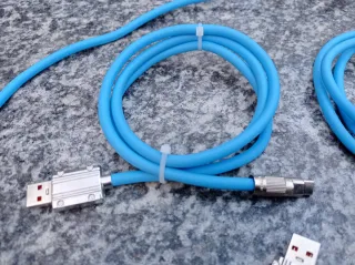 3 Cavi Dati e Ricarica Rapida USB Type-C 1,2mt Led