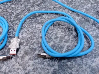 3 Cavi Dati e Ricarica Rapida USB Type-C 1,2mt Led