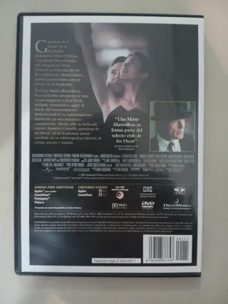 DVD Una Mente Maravillosa (Oscar Mejor Película)