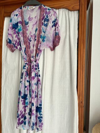 Bata kimono El Corte Inglés floral