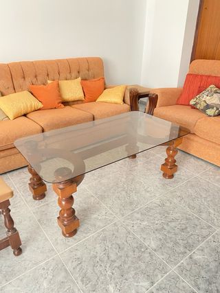 Juego de sofas de 4 plazas y 2 plazas