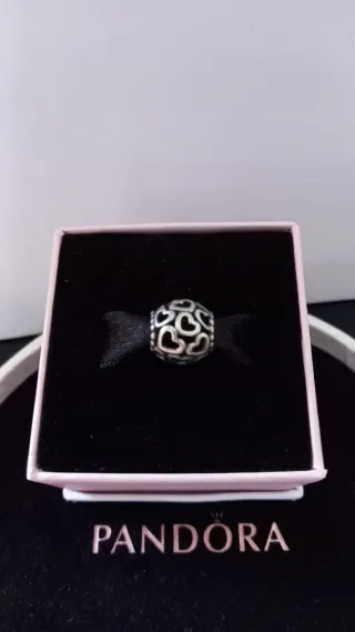 Pandora Charm Corazones Plata
