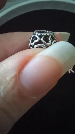 Pandora Charm Corazones Plata