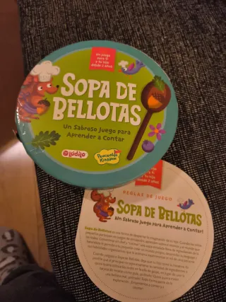 Juego sopa de bellotas