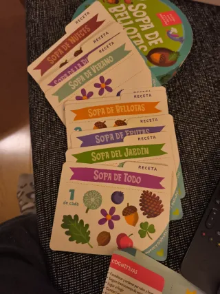 Juego sopa de bellotas