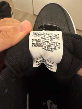 Nike Air Force 1 High Negras y Blancas