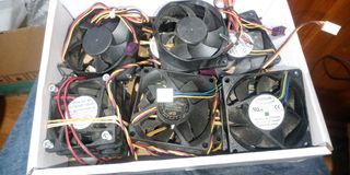 8 Ventiladores 70mm Caja PC