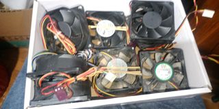 8 Ventiladores 70mm Caja PC