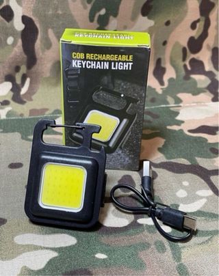 Linterna llavero COB recargable