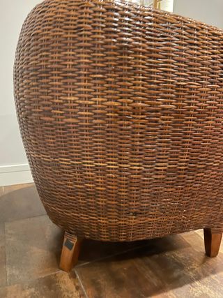 Sillónes de Mimbre/Ratán con Cojín