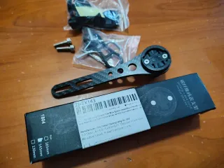 Soporte Garmin manillar bicicleta de carbóno 143mm