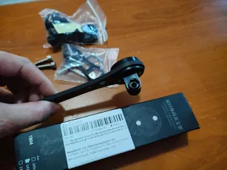 Soporte Garmin manillar bicicleta de carbóno 143mm