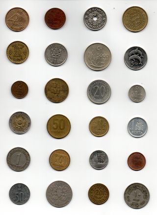 Lote 1009, 24 Monedas Colección Varias
