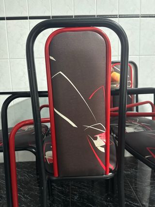 Mesa de cristal comedor 6 plazas