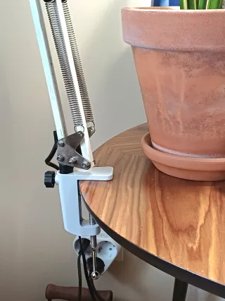 Lampara flexo vintage belga años 80s