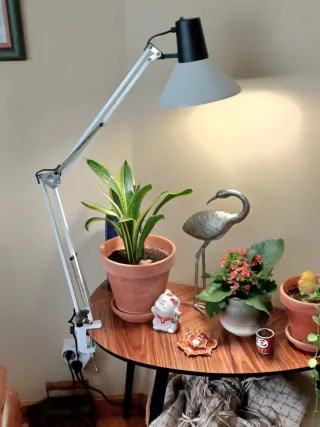 Lampara flexo vintage belga años 80s