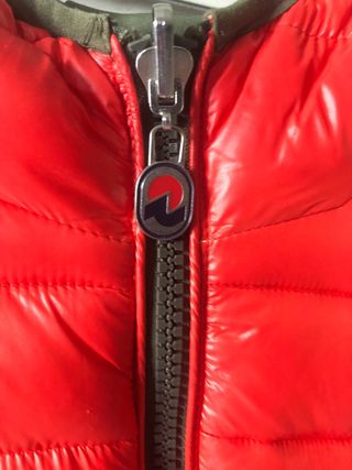 Piumino Invicta reversibile verde/rosso