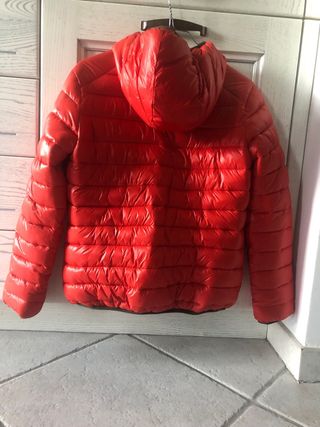 Piumino Invicta reversibile verde/rosso