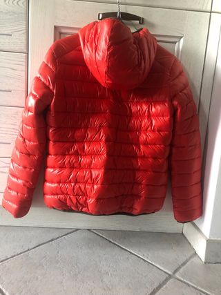 Piumino Invicta reversibile verde/rosso