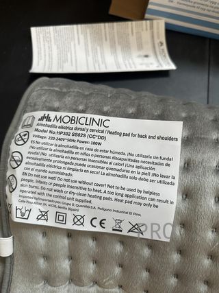 Almohadilla eléctrica