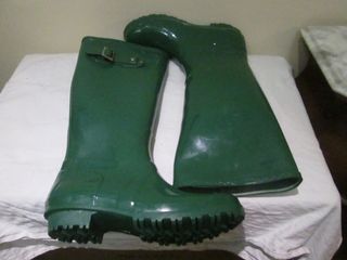 BOTAS DE AGUA ALTAS VERDE BRILLANTE Nº 39 ZANATTA