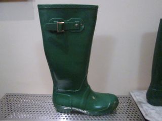 BOTAS DE AGUA ALTAS VERDE BRILLANTE Nº 39 ZANATTA