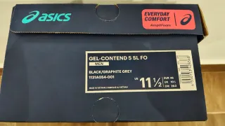 Asics Gel-Contend 5 Zapatillas Negras Talla 45/46