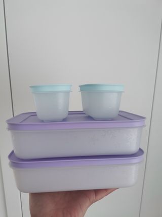 Conjunto Congeladoras Plástico Roxo