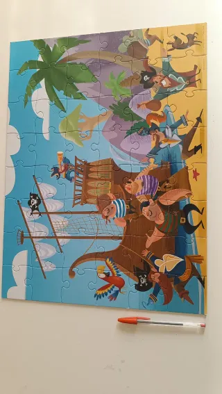 Puzzle Piratas Cofre 48 Piezas Crocodile Creek