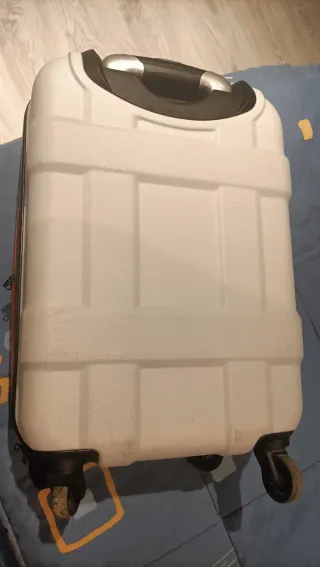 Maleta de cabina City Club blanca 45cm L 30cm A