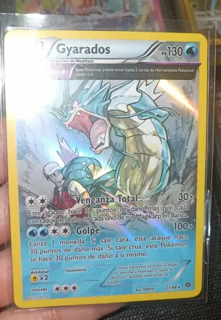 Carta Pokémon Gyarados PS130 21/98