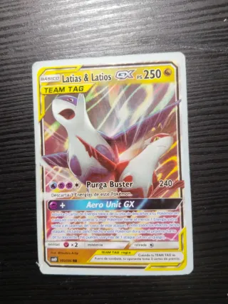 Carta Pokémon Latias & Latios GX TEAM TAG