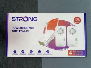 Adaptadador Powerline 600 Triple Wi-Fi
