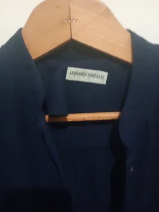 Conjunto azul pantalón y blusa