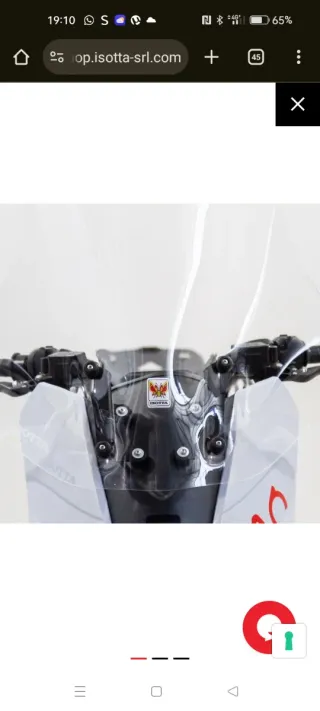 Parabrisas moto Seat mo y silence s01