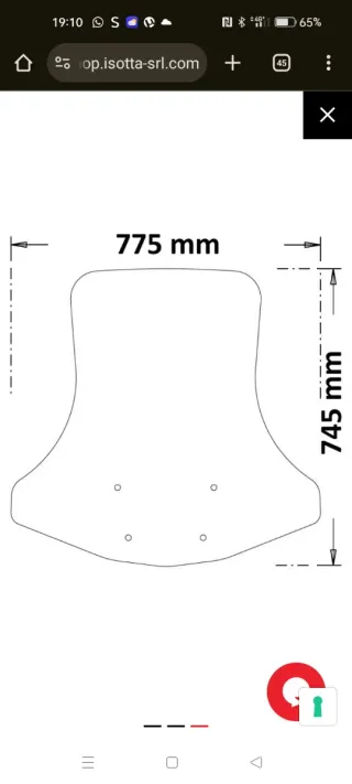 Parabrisas moto Seat mo y silence s01