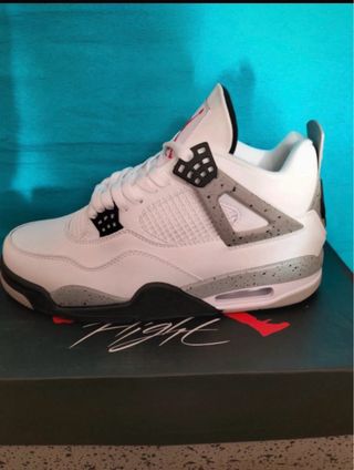 jordan 4 white cement