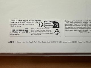 Apple Watch X Nike 45mm. Pure Platinum Sport Band