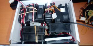 LOTE 10 VENTILADORES CAJA 60MM