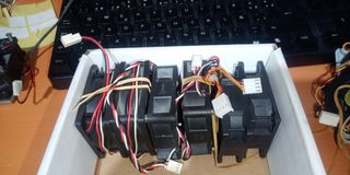 LOTE 10 VENTILADORES CAJA 60MM