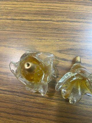 3 Flores Cristal Murano Lámparas