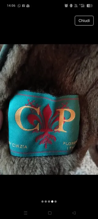 Giacca montone marrone/verde oliva